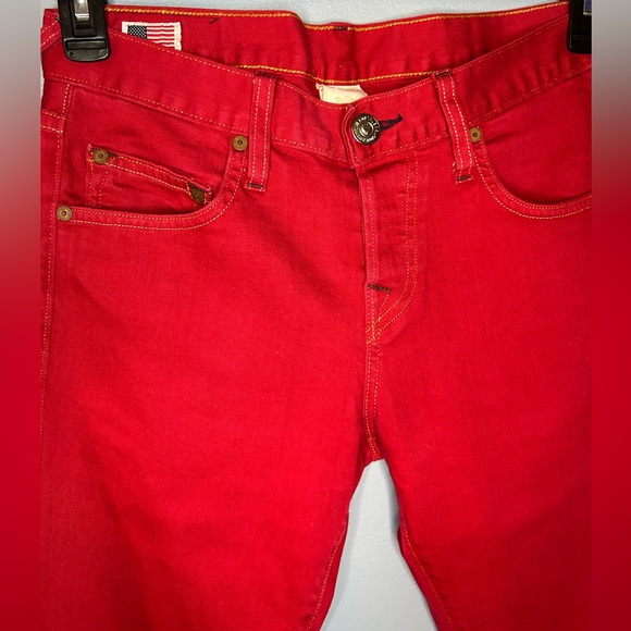 True Religion Cherry red skinny jeans - Picture 2 of 5
